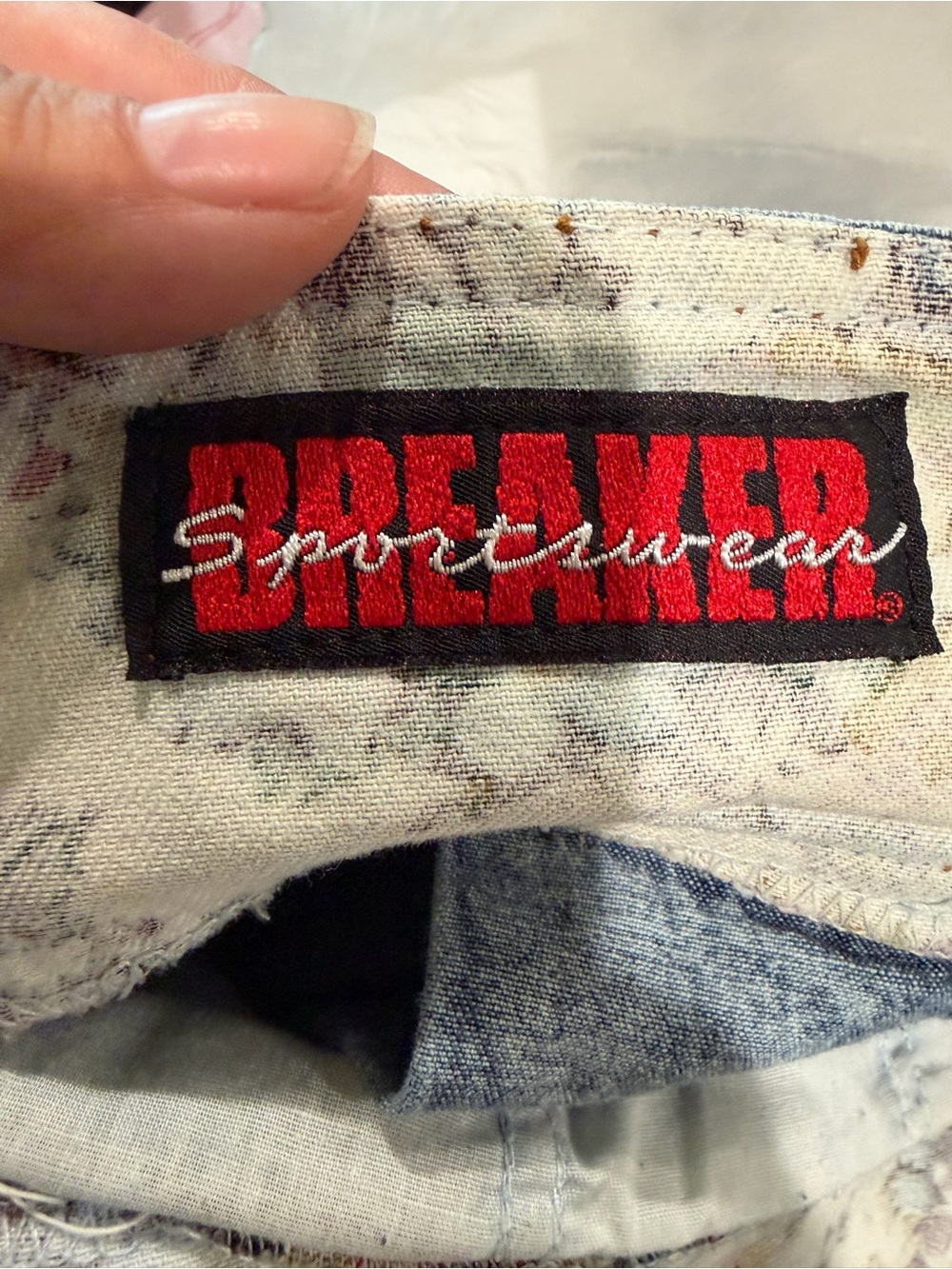 Rare find Vintage acid- washed denim skirt, from 1980 - Picture 6 of 8